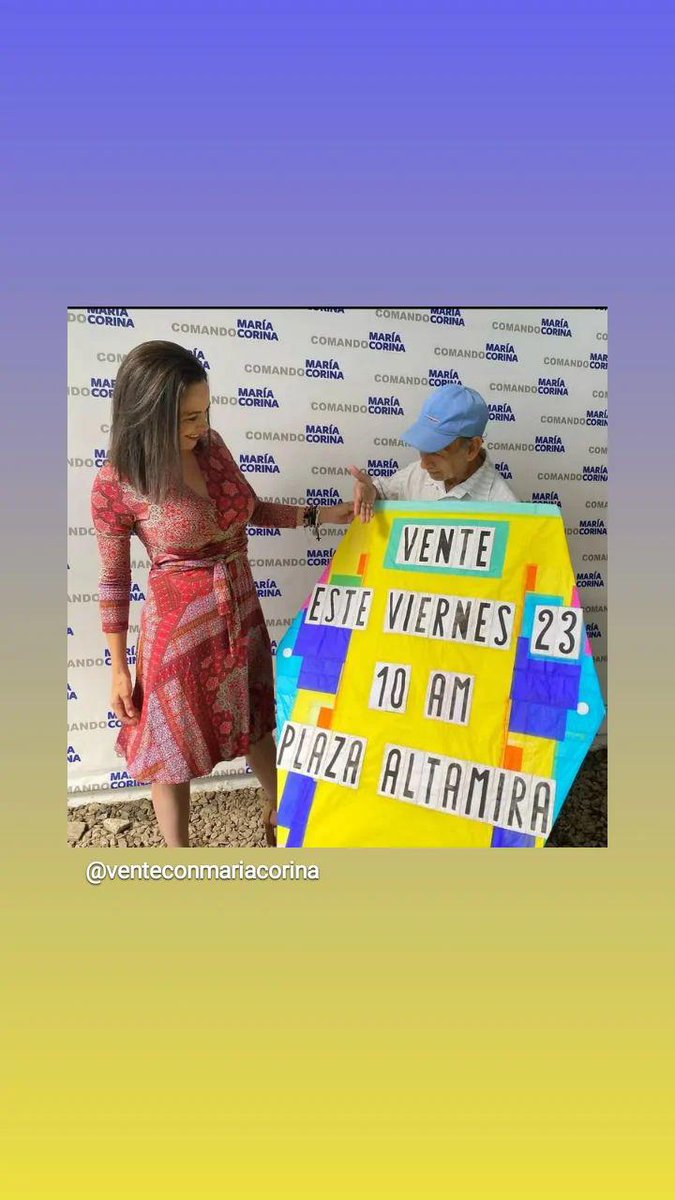 #MariaCorina #MCM #Venezuela #vente #VenteOM #Libertad #DerechosHumanos