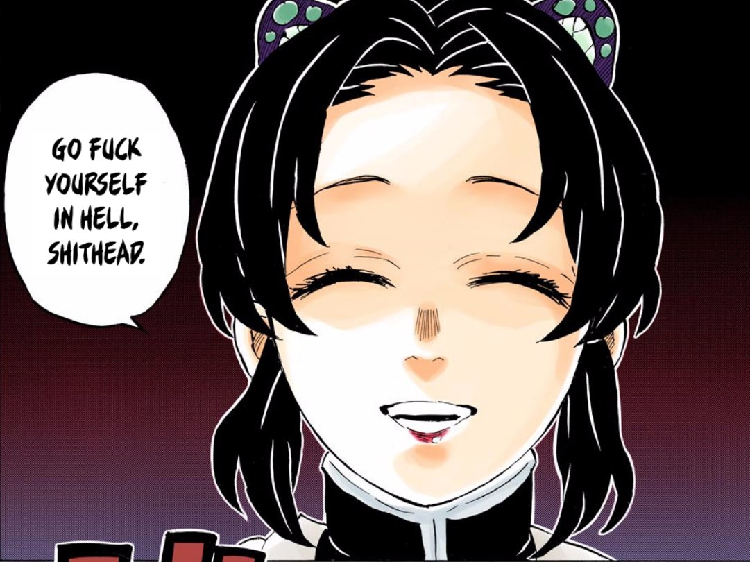 shadowarlok's tweet photo. When Shinobu is the creepiest in Kimetsu https://t.co/PWvBa98MZX