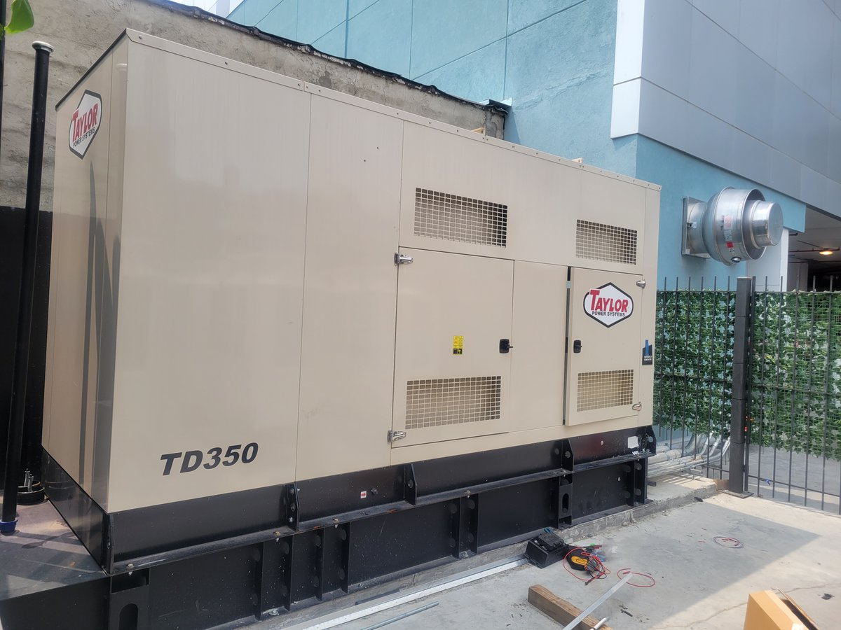 TaylorPowerSys's tweet photo. Another Taylor Power standby generator was recently installed and a startup was performed by our good friends at Genserve.
This TD350 will provide dependable backup power to a beautiful new hotel in Queens, New York.
#generator #power #taylorpower #genserve #newyork #hotel https://t.co/YpS2KGQqJd