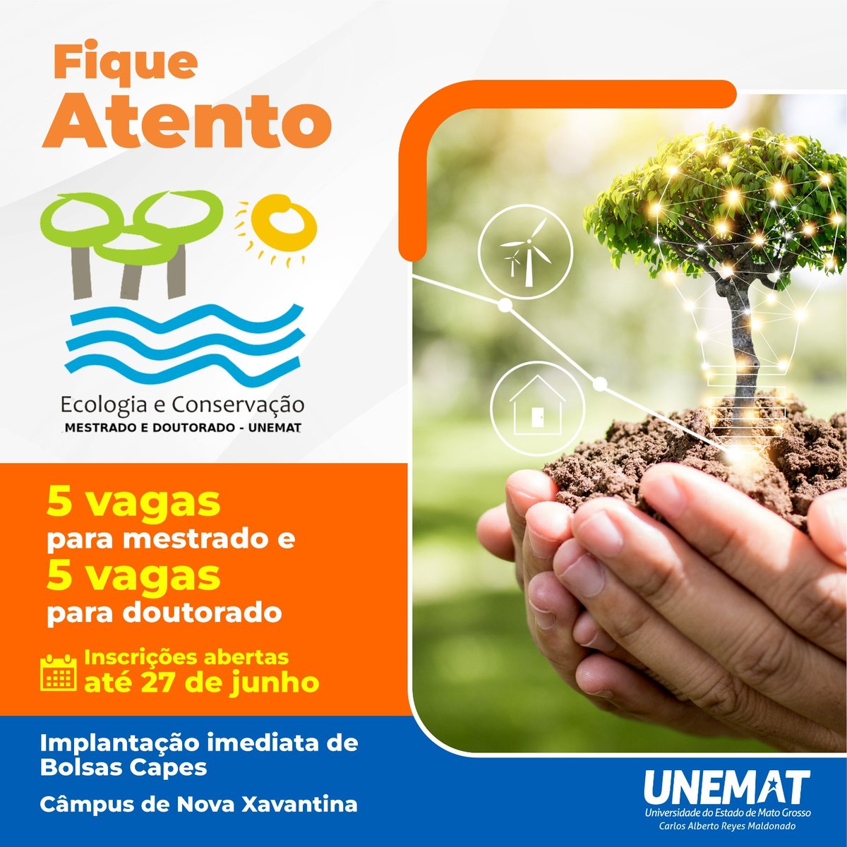 Temos vagas para interessados em desenvolver pesquisas em Mato Grosso. Tenho disponibilidade para orientação de mestrado. Se tiver interesse entre em contato no denis.nogueira@ifmt.edu.br.

Peço auxílio na divulgação...
Viva a ciência! Viva a ecologia!

unemat.br/noticias/21-6-…