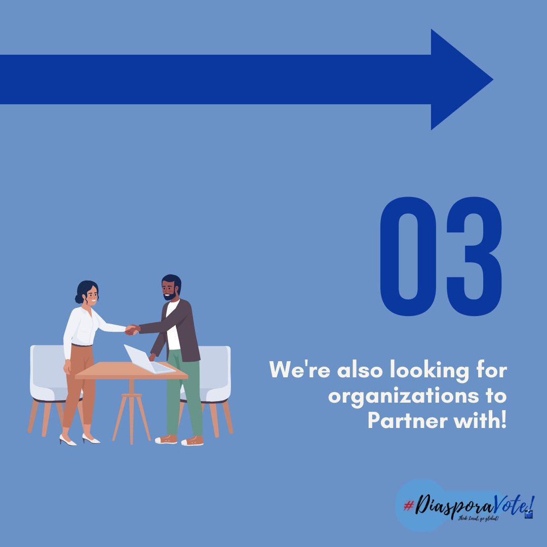 DiasporaVote_EU's tweet photo. 📢 Are you ready to have your say in Europe’s future? 🇪🇺 Become a #DiasporaVote! Youth ambassador or Partner with us and make your voice heard in the European Election Campaign!
Youth Ambassadors: https://t.co/fnCUJtKQhm
Call for Partners: https://t.co/XKLGtMrQ7i
#EUelections2024 https://t.co/ETHpNdXAIf