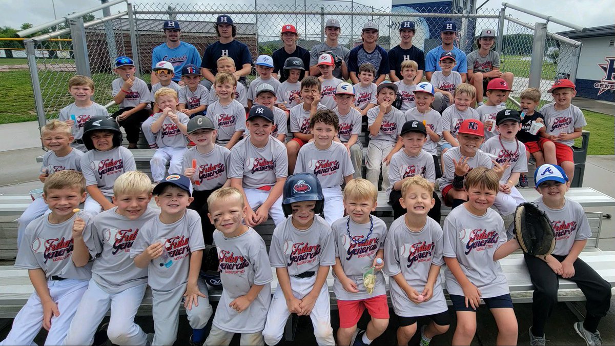 Generals_BB's tweet photo. The Generals coaching staff, current players and former players want to thank everyone that came out and participated in the 2023 Future Generals Baseball Camp. Despite today’s weather, the camp was a huge success. #FutureGenerals https://t.co/FUwZ7AXmHJ