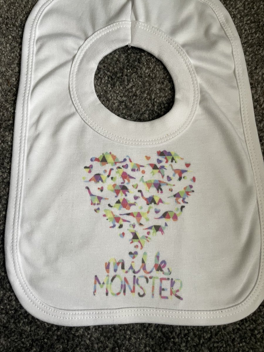 #milkmonster #babybib #baby #harrisgifts