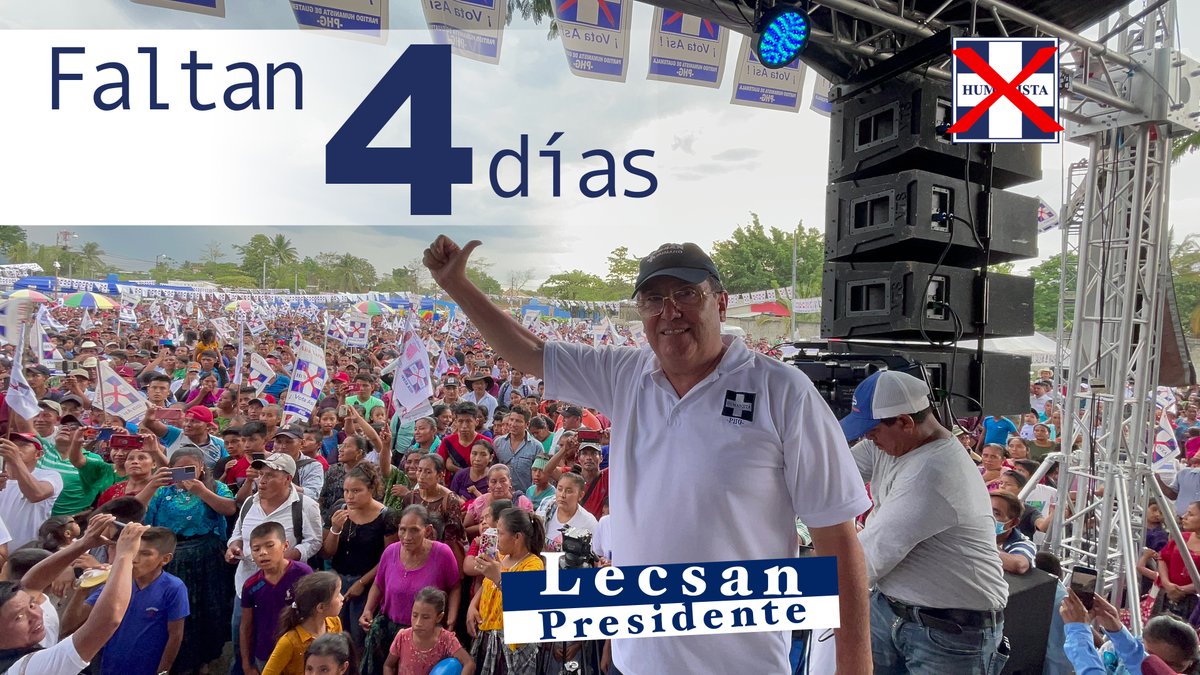 lecsanmerida36's tweet photo. Por una Guatemala más Humana!
Lecsan Presidente.
#LecsanPresidente #PrimeroSeguridad #VotaHumanista #PartidoHumanista #Eleccciones2023 #CierreDeCampaña #Guatemala #Viral #Tiktok #fypシ https://t.co/Ryit8g71iu
