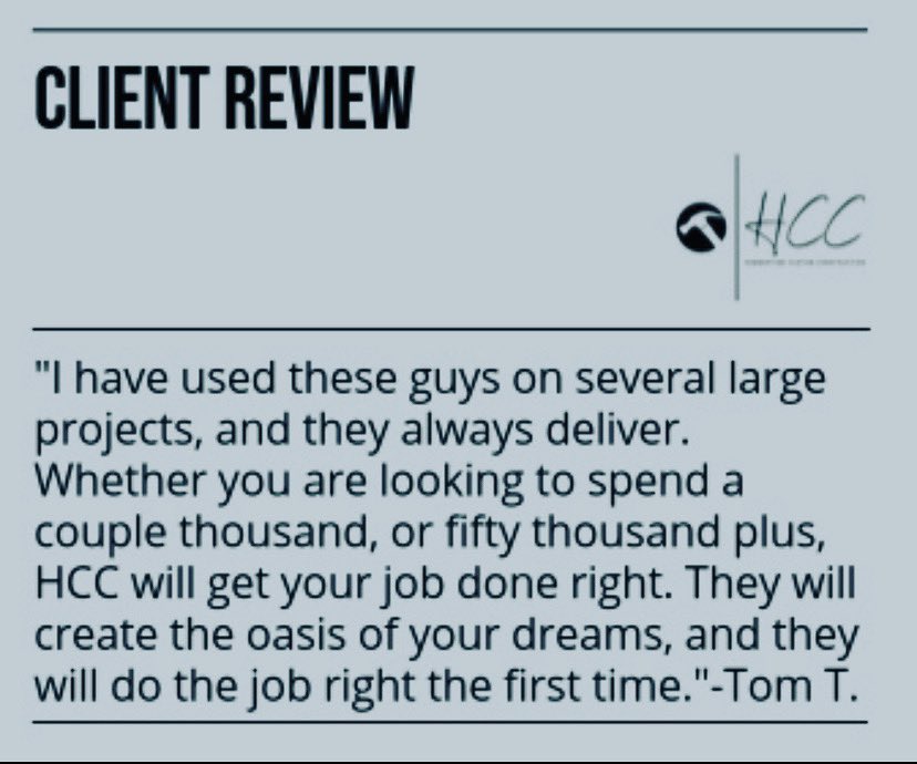 •
#ClientReview #ShoutOut
•
#teamhammertime #hcc #build