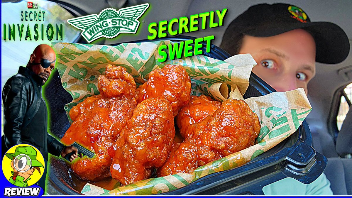 Wingstop® SECRETLY SWEET BONELESS WINGS Review 🛩️👽🚫🦴🐔 ⎮ New Flavor! 😍 Peep THIS Out! 🕵️‍♂️
youtu.be/yN1A6vdhbEI
#Wingstop #SecretlySweet #BonelessWings #FastFood #FoodReview #Marvel #SecretInvasion   📷 #PeepTHISOut #StayFrosty @wingstop @SecretInvasion @MENACE @ChewBoom
