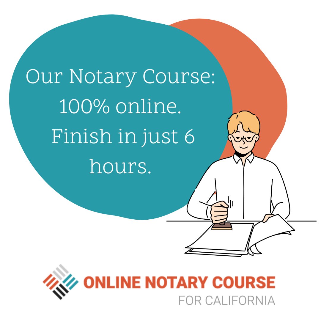 Why become a Notary? You'll play a crucial role in authenticating important transactions, offering peace of mind in both personal and business affairs. Elevate your career and take the first step towards becoming a Notary Public today with our 6-hour online course! #CareerGrowth