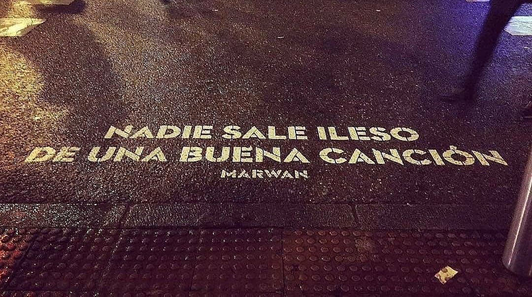 Marwan_News's tweet photo. "Nadie sale ileso de una buena canción" https://t.co/5KfZxZvNMe
