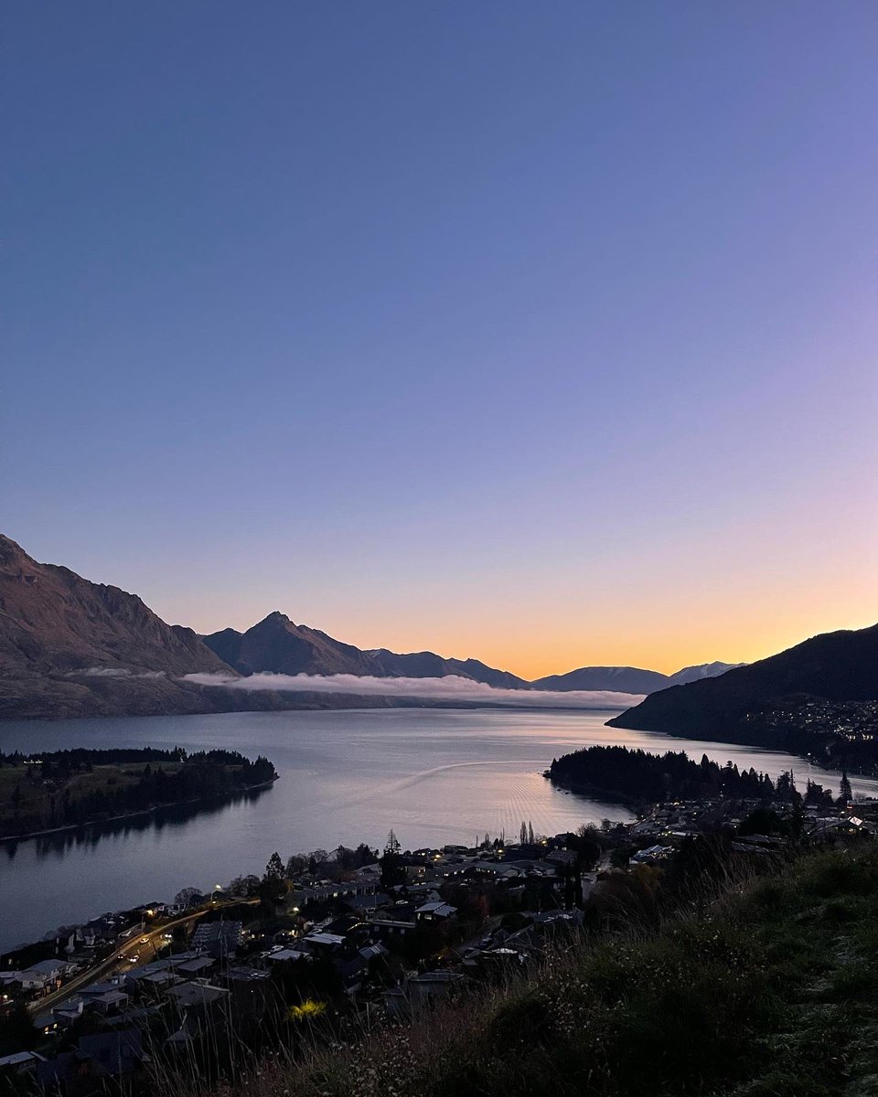 POV: vivís en Nueva Zelanda y saliste a ver el atardecer