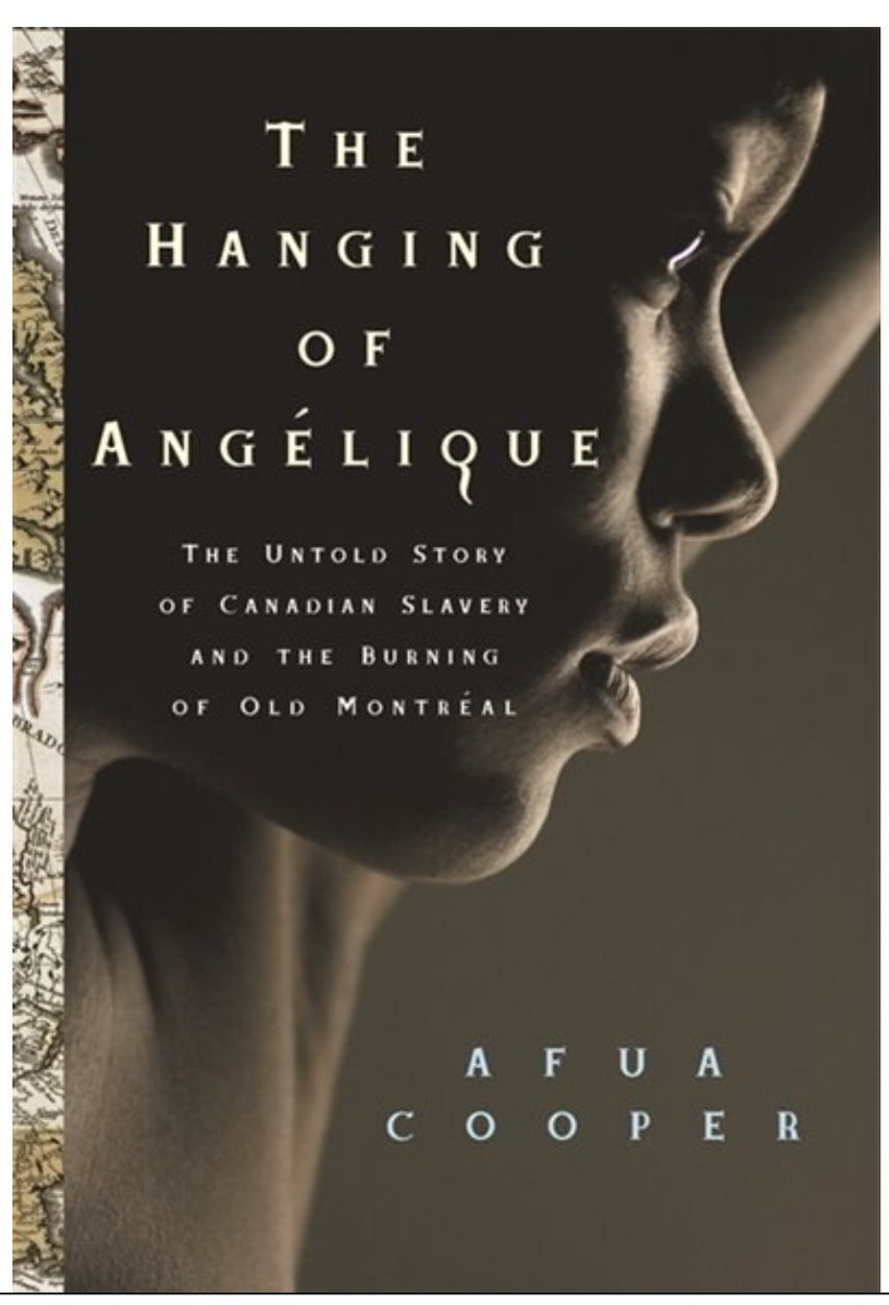 Between3-7 pm on 21 June 1734, enslaved Black women Marie Joseph Angelique, accused of setting fire to Montreal,was tortured,hanged,and had her body burned . Today, I honour that slave woman. Read more about this history in the biography I wrote of her life . #hangingofangelique