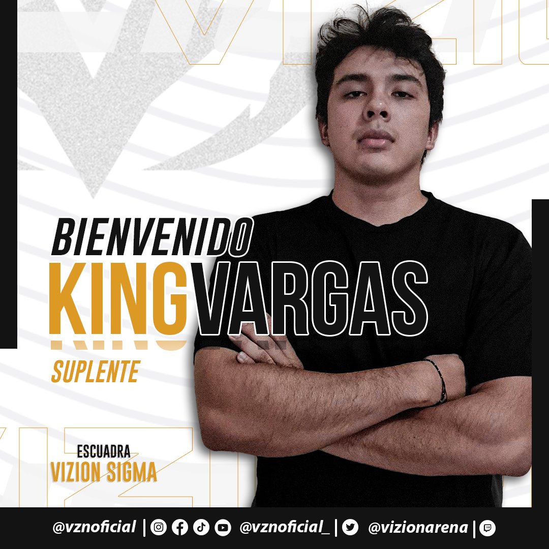 VZNOficial_'s tweet photo. ¡Siempre es bueno un apoyo para nuestras líneas, por ello King se encargara de cubrir a sus compañeros cuando sea necesario dentro de Vizion Sigma!🦉
¡Bienvenido a la familia KingVargas!🔥
#VZNWIN #GOVZN #GOVizion #VizionWIN
#LeagueOfLegends https://t.co/rBdBbgeL3N