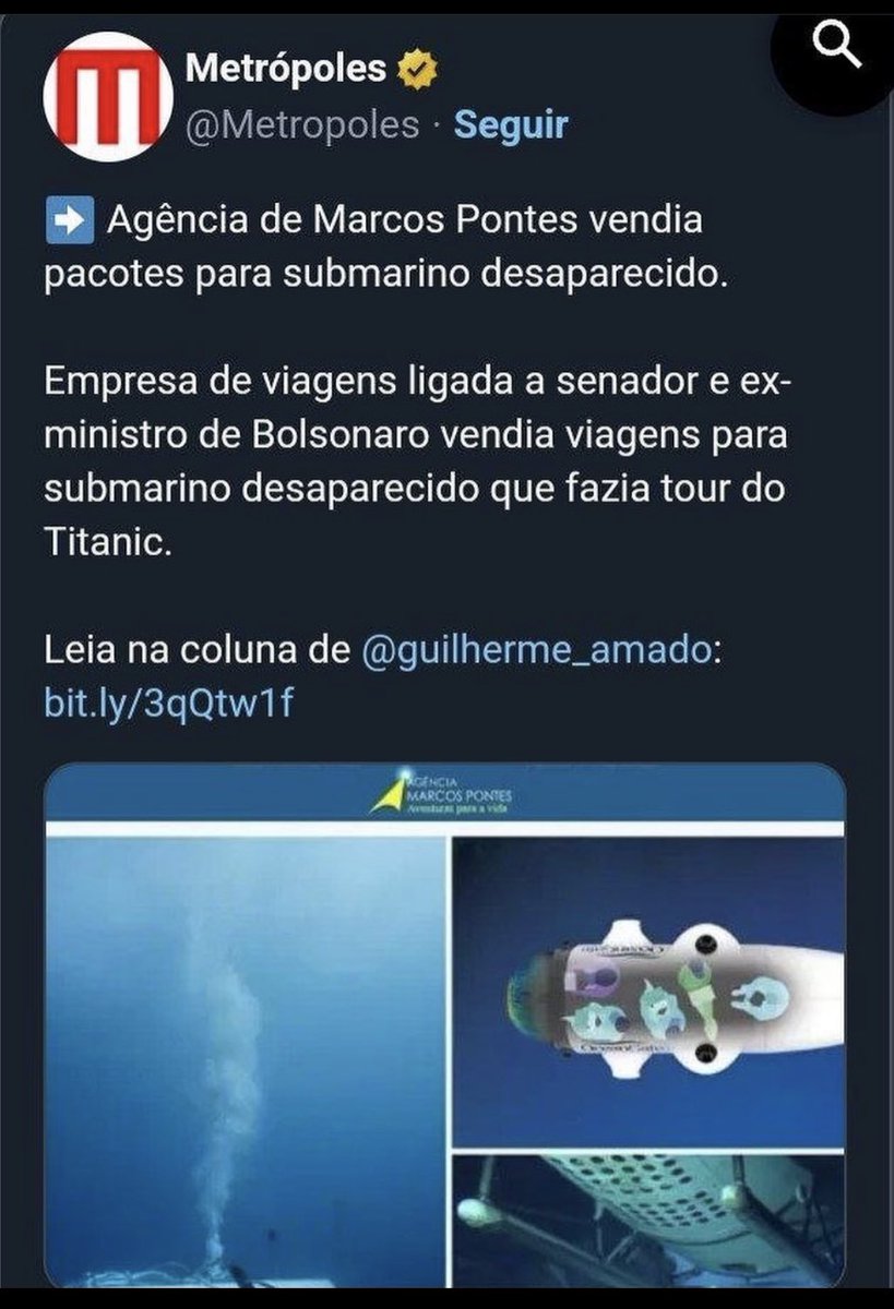 DamaDeFerroTV's tweet image. Culparam o bolsonaro pelo desaparecimento do submarino. 🤣