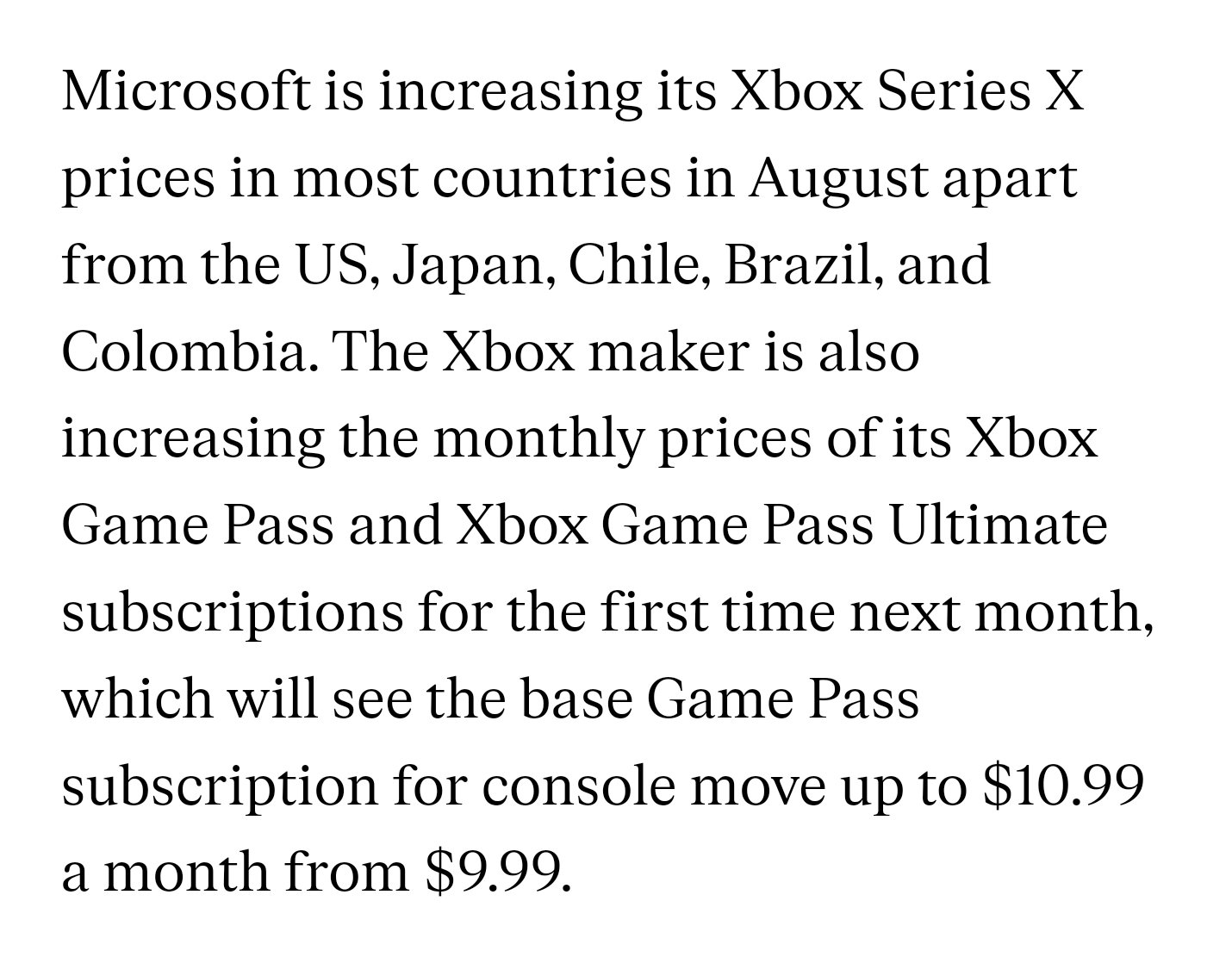 Microsoft is raising Xbox Game Pass prices for console and Ultimate