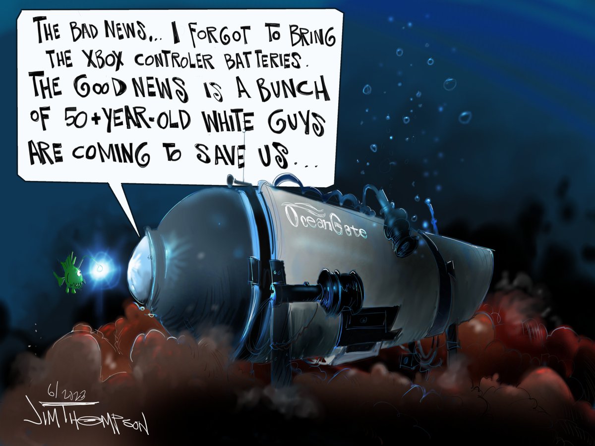 #OceanGateExpeditions is into DEI. 
Now it is into deep shit and deep ocean. 
The irony is that the rescue crew will be people chosen for experience and expertise. If not too late they will inspire based on being good at what they do

#oceangategate #TitanicRescue #OceanGateSub