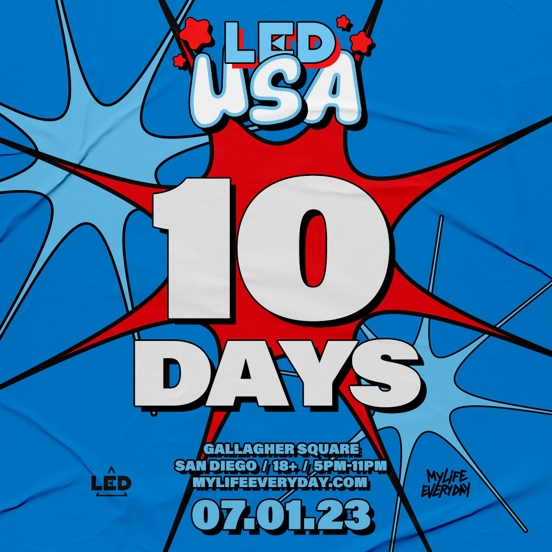 LEDpresents's tweet photo. Only 10 days standing between us and #myLEDUSA ๐บ๐ฒ
Not much time left to secure your spot in the park w/ @porterrobinson, @Malaamusic, @wearewavedash, and @HotfireMusic!
GET TICKETS: https://t.co/ZULqRnK3cD https://t.co/IuwvDK57ot