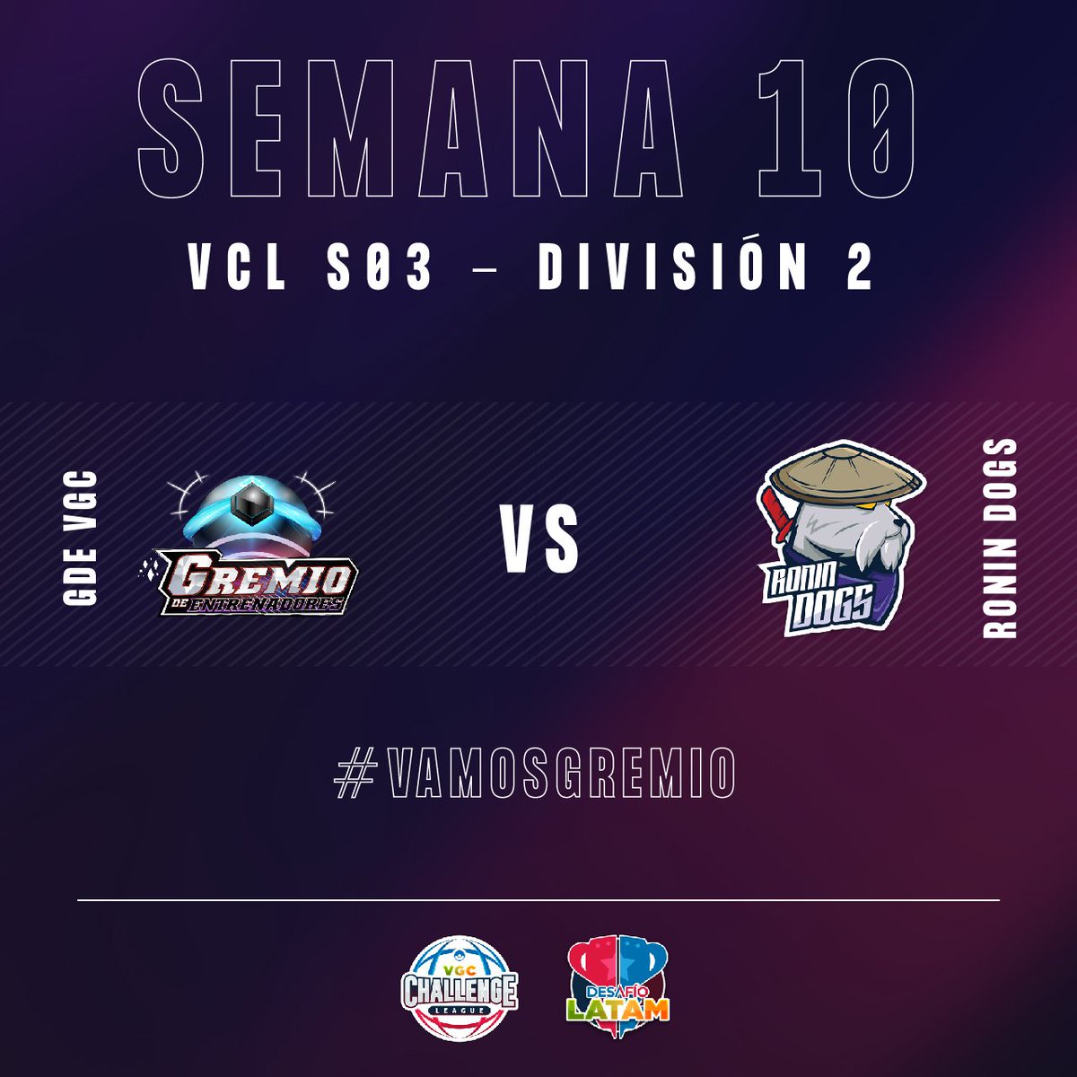 GDEVGC's tweet image. LA VCL NO DA DESCANSOS 🔥

En esta nueva semana de competencia nos estaremos enfrentando a @eRoninDogs en un desafío muy duro.

Esperamos sumar puntos que pueden ser importantes de cara a mantener la categoría. 💪

Vamos Gremio! ❤️‍🔥 #GDEVGC