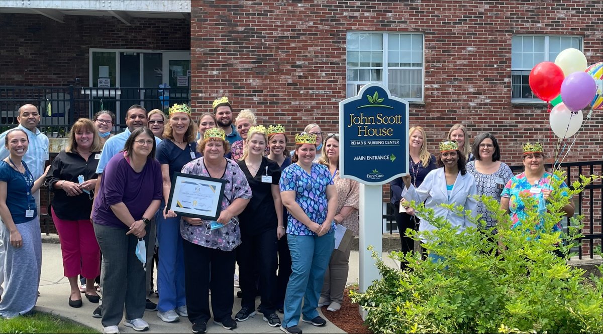 🎉Congratulations to our exceptional rehab team at John Scott House Rehab and Nursing Center as they celebrated their well-deserved OGO awards! 🏆 #PursuingExcellence