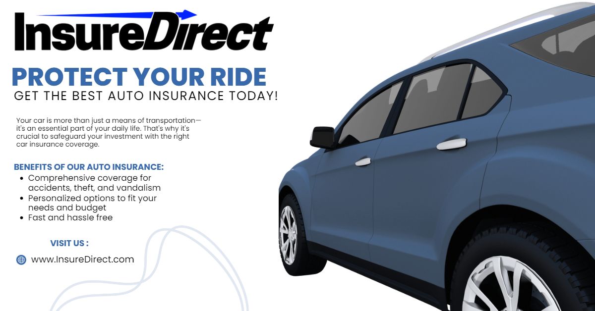 InsureDirectCom's tweet image. Drive confidently with InsureDirect Car Insurance! 🚗🛡️ Our reliable, affordable coverage ensures your peace of mind on the road. Experience fast and hassle-free service today. Visit our website at InsureDirect.com for a free quote. 

#InsureDirect #CarInsurance