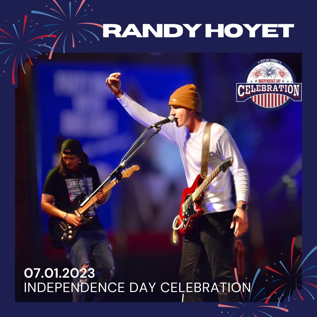 In addition to food vendors and an outstanding firework show, we are excited to bring back live music to our annual Independence Day Celebration! Come out to Community Park on July 1st for an evening filled with great music, food, and fun🇺🇸🎇🎶
<a href="/ShippySpins/">Shippy</a>
<a href="/Randy_Hoyet/">Randy Hoyet</a>