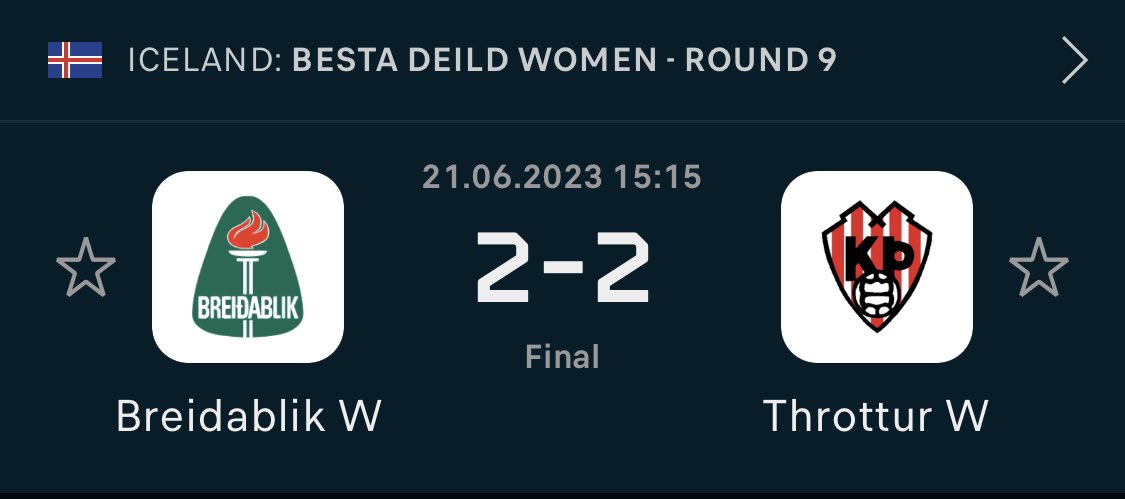 Canucks_Abroad's tweet photo. 🇮🇸 Besta deild kvenna

- Holly O’Neill (@htoneill14) went 90’ for ÍBV, scoring the lone goal in a 2-1 loss against FH and Heidi Giles (90’).

- Tanya Boychuk went 90’ for Þróttur with a goal and an assist in a 2-2 draw vs Breiðablik.

#CanucksAbroad | @WsoccerCa https://t.co/uetfTVHdPi
