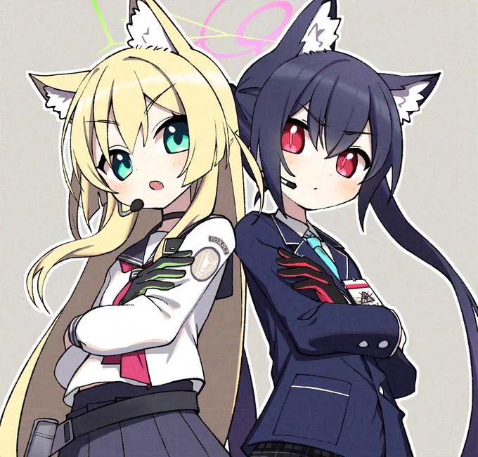 似てる二人 #ブルアカ