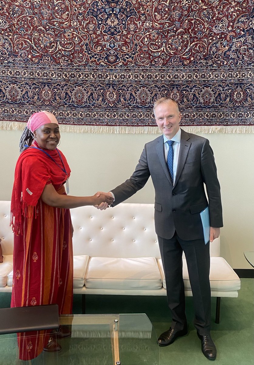 Andrejs Pildegovičs (@apildegovics) on Twitter photo Pleased to meet Amb. Sarah Fyneah <a href="/LibAmbUN/">Ambassador Sarah Safyn Fyneah</a> <a href="/LibMissionUN/">Liberia's Mission to the United Nations</a> of #Liberia to discuss the common interests at the #UN 🇺🇳: sustainable development, transportation, peace building, women empowerment, #WPS , accountability, Looking forward to building 🇱🇻🤝🇱🇷 ties. Pleased to meet Amb. Sarah Fyneah <a href="/LibAmbUN/">Ambassador Sarah Safyn Fyneah</a> <a href="/LibMissionUN/">Liberia's Mission to the United Nations</a> of #Liberia to discuss the common interests at the #UN 🇺🇳: sustainable development, transportation, peace building, women empowerment, #WPS , accountability, Looking forward to building 🇱🇻🤝🇱🇷 ties.
