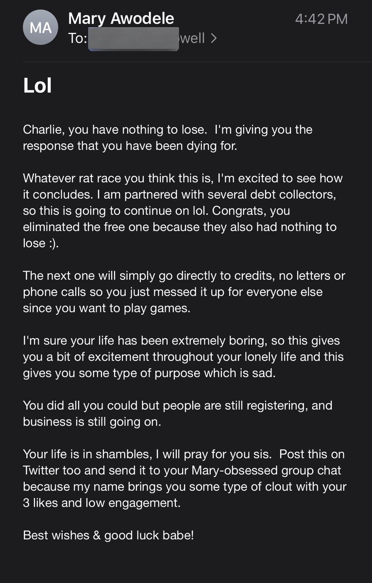 CharlieisLETHAL's tweet photo. And yes I will post this to Twitter so the masses know. You still watch me with a deactivated twitter. People simply come to me for help with your nonsense. #mtbf #mytechbestfriend looks like you are dying to contact me. I have not ever contacted you except for a refund. https://t.co/rWTmaXMxCy