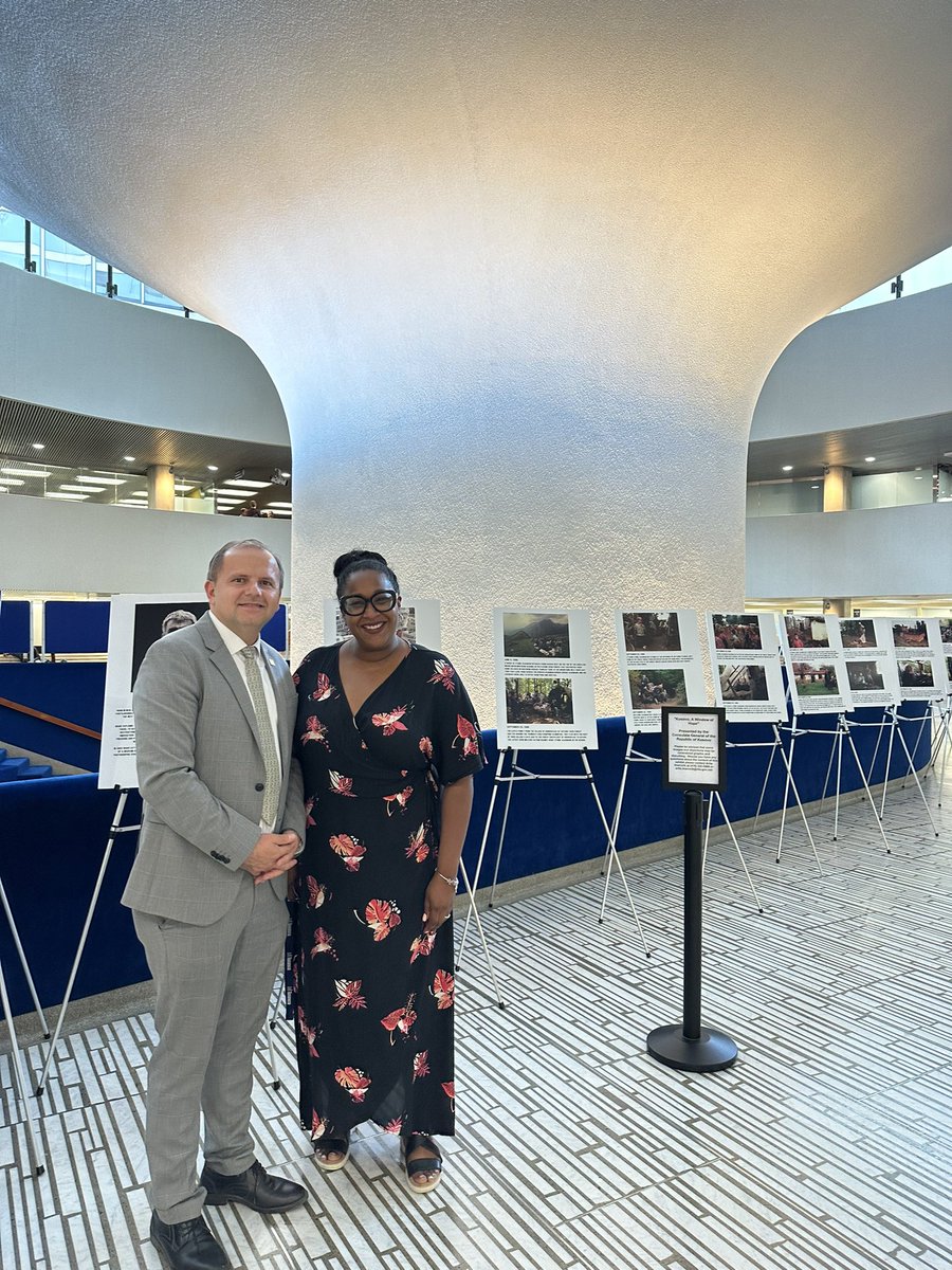 Today, our exhibit titled “Kosovo, a window of hope” has officially opened inside the Toronto City hall. Thank you to <a href="/NATOCanada/">NATO Association of Canada</a> president @RCJbaines and <a href="/cityoftoronto/">City of Toronto 🇨🇦</a> chief of Protocol Ms. Aretha Phillip for stopping by 🇨🇦🤝🏻🇽🇰