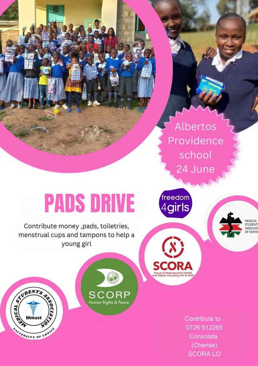 Join our #paddriveforgirls campaign and make a difference. Help us ensure that every girl has access to menstrual products that she needs for a bright and confident future🌸.

Together we can break barriers and empower young girls to reach their full potential. #menstrualhealth