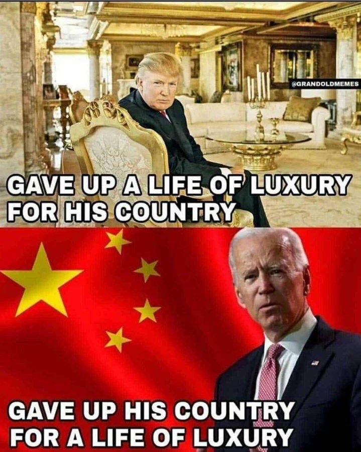 Trump earned the homes he owns, Biden stole over 12 homes (including his Delaware beachfront home that he’s lived in during his failed disgraceful presidency) by selling off America to China, Russia & Ukraine! 😡