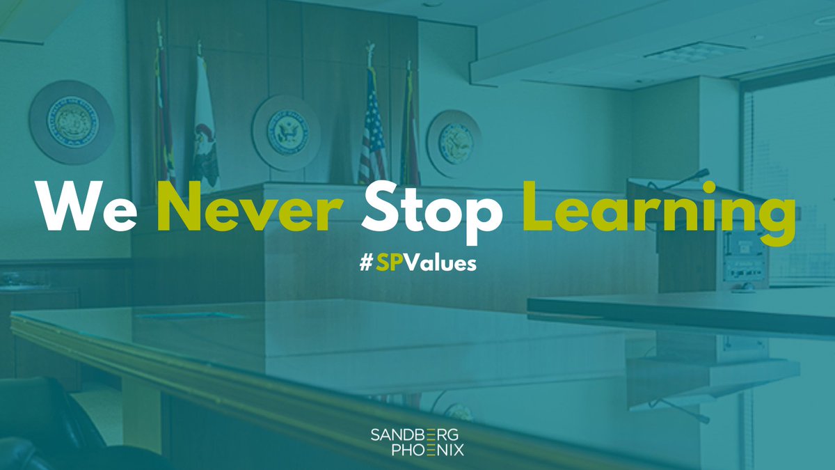 SandbergPhoenix's tweet photo. Our team is committed to lifelong learning. We believe in maintaining a positive attitude while we further our knowledge and develop new skills ranging from keeping up to date on legal trends to learning a new hobby. Learn more about our #SPValues here: https://t.co/yI3u0hFC99 https://t.co/tBCwaC4bj9