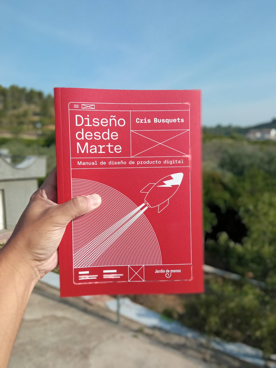 🌕🎨 "Diseño desde marte" un handbook muy util para #productmanager de producto digital

💙 Se nota que está hecho con cariño 

📖 Obra de <a href="/cbusquets/">Cris Busquets 🦊</a>