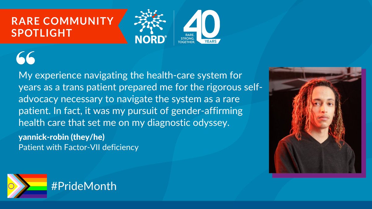 RareDiseases's tweet photo. If you're struggling to understand the link between #Pride and rare diseases, this story by artist @mirkoyannick (they/he) with #FactorVIIDeficiency makes clear how much #trans and rare patients have in common.

Read yannick-robin's powerful blog post: https://t.co/pqo4GVYsJP https://t.co/ikSZ5GJ8m3