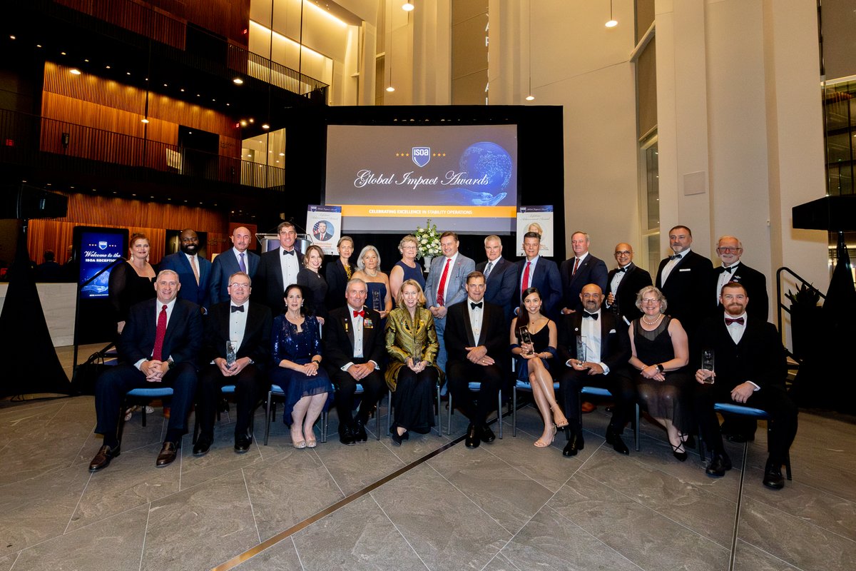 Great evening celebrating #ISOAAwards2023! #Congratulations to all of our company and Lifetime Award winners! #Thankyou to our sponsors, MC, judges, and especially to all the member companies that do the tough work of #stabilityops every day.