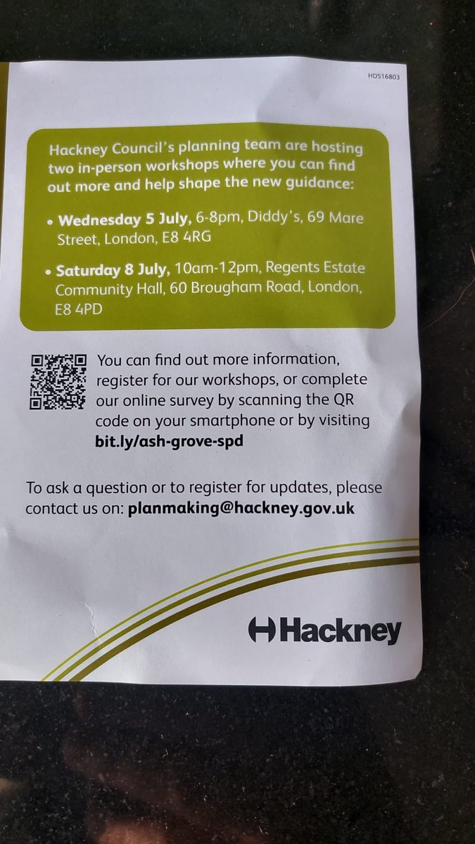 HackneySociety's tweet photo. Ash Grove bus garage #consultation workshops. Wednesday 5th July at Diddy’s #marestreet and Saturday 8th July at Regent’s Estate Community Hall.#planning #planningconsultation #hackneyplanning #ashgrove #Busgarage #development #workshops @hackneycouncil https://t.co/liojASJxGY