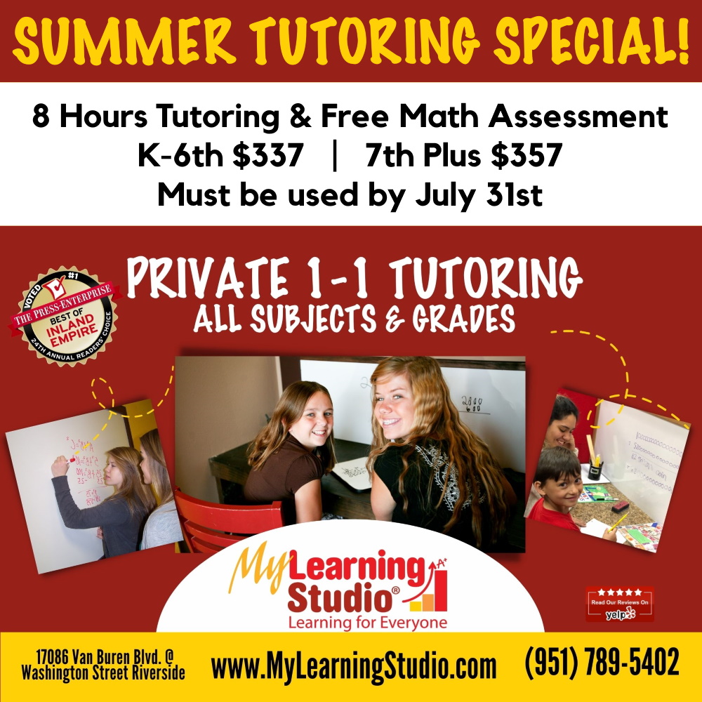 My_Learn_Studio's tweet image. It&apos;s the first day of Summer 🌞 and time to take advantage of our Summer Tutoring Special!

Learn more at MyLearningStudio.com/summer

#MyLearningStudio #tutoring #tutor #tutoringcenter #RiversideTutors #summertutoring #firstdayofsummer #summersolstice #summerspecial