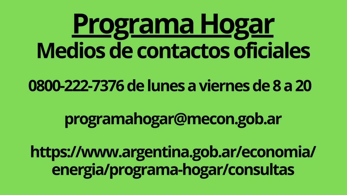 InfoSocialArge's tweet photo. #ProgramaHogar #garrafa #GarrafaSocial #secretaríadeenergía
#ANSES #SubsidioGas https://t.co/4l6OI9tQdX