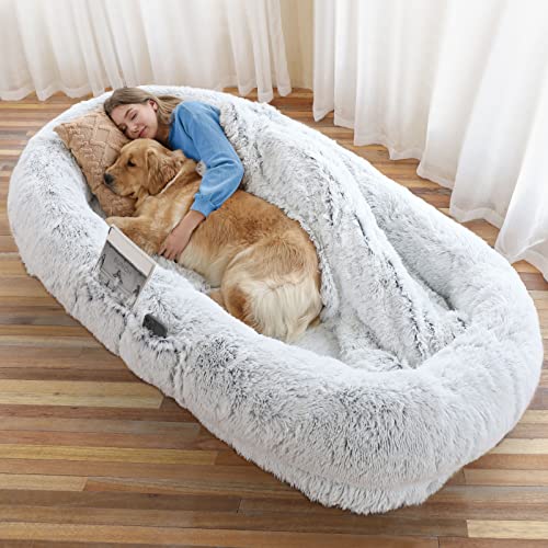 I just received WROS Human Dog Bed, 71'x45'x14' Dog Beds for Humans Size Fits You and Pets, Washable Faux Fur Human Dog Bed for People Doze Off, Napping Orthopedic Dog Bed, Present Plump Pillow, from captainmelk via Throne. Thank you! throne.com/bao #Wishlist #Throne