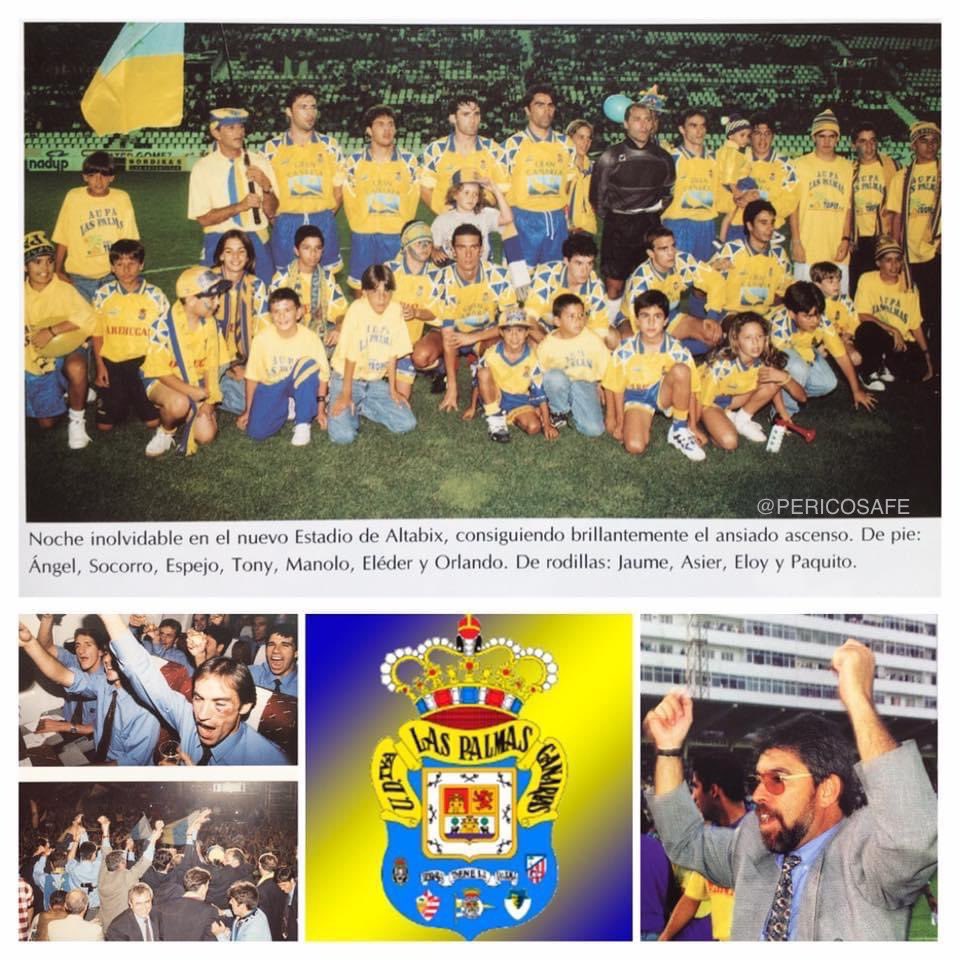 #MemoriaUDLP 
Hoy, 22 de junio, se cumple el aniversario del día en que el comandante <a href="/PacucoRosales/">Pacuco Rosales</a> y su escuadrón amarillo sacaron a la <a href="/UDLP_Oficial/">UD Las Palmas</a> del pozo de la Segunda B, 22/06/1996, tras vencer en Elche por 0-4 (Orlando, Eloy-2 y Chili). HÉROES ETERNOS TODOS!!! "💪🏼💛💙"