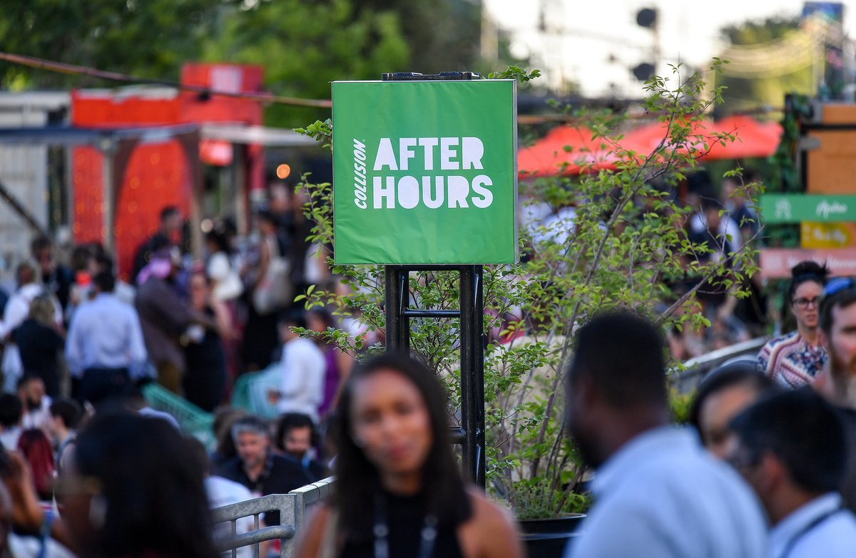 CollisionHQ's tweet image. Next week, we’re doing things a bit differently 😱

To welcome everyone to #CollisionConf, we’re throwing an exclusive opening night party at Grand Bizarre: Monday After Hours, powered by Domo 🎉

Grab your accreditation early. You won’t want to miss this.