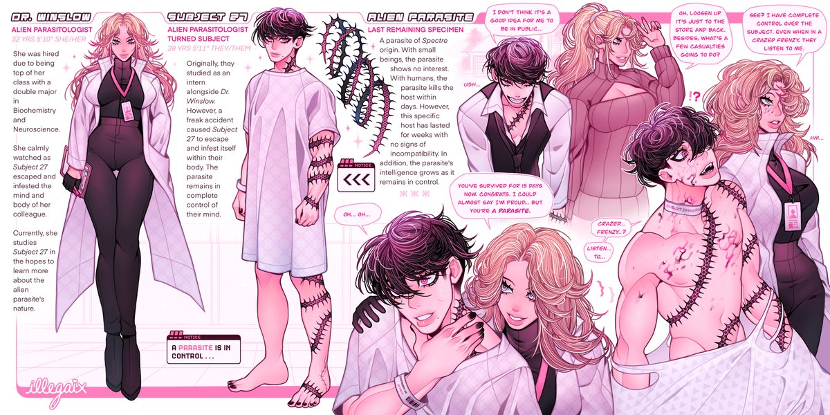 illegaix's tweet photo. parasite partner,,,, still one of my fav tropes 😵‍💫 https://t.co/AwFkWdLTrb