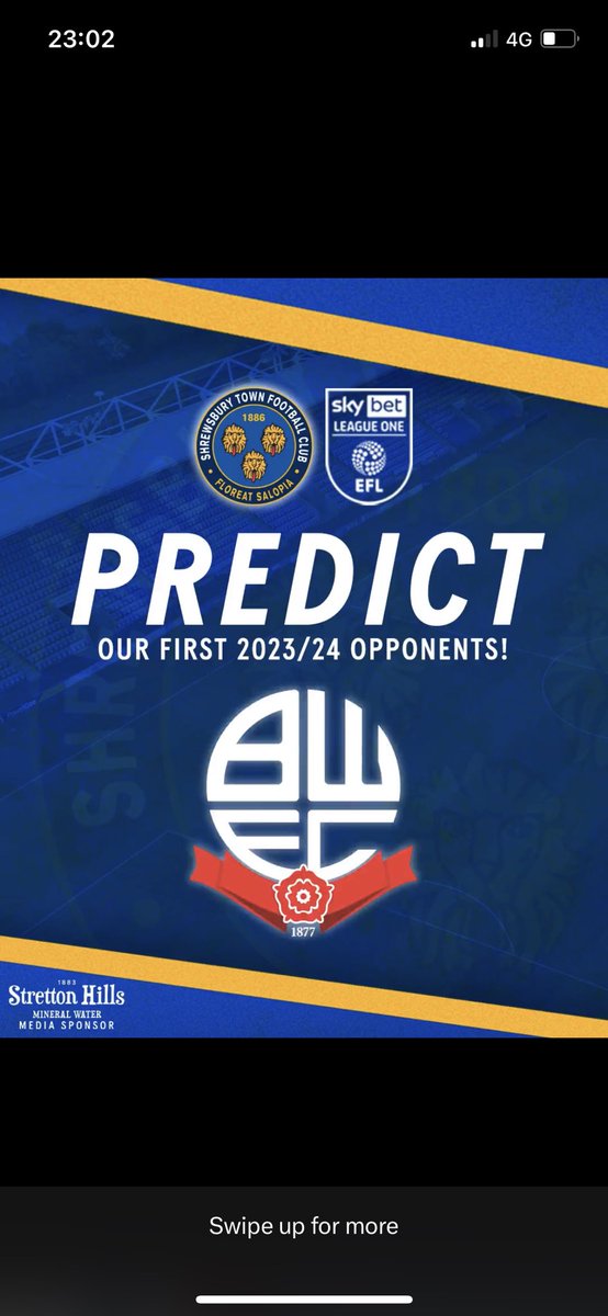 Nickyjones0's tweet photo. @shrewsburytown https://t.co/8luTUHb5BP