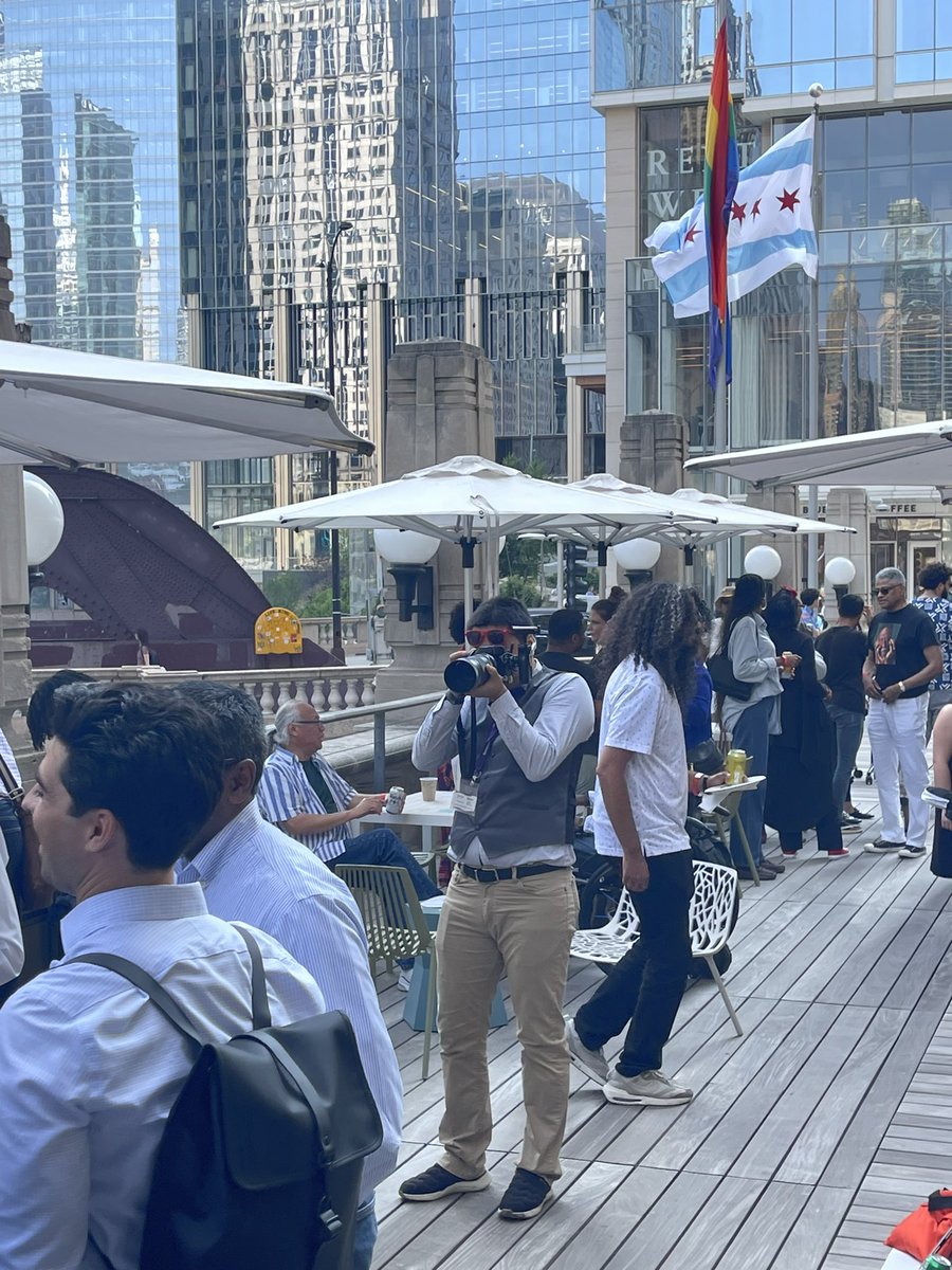 BetsyZEO's tweet image. It’s a party on the river for @1871Chicago  #Juneteenth2023 Come on over !