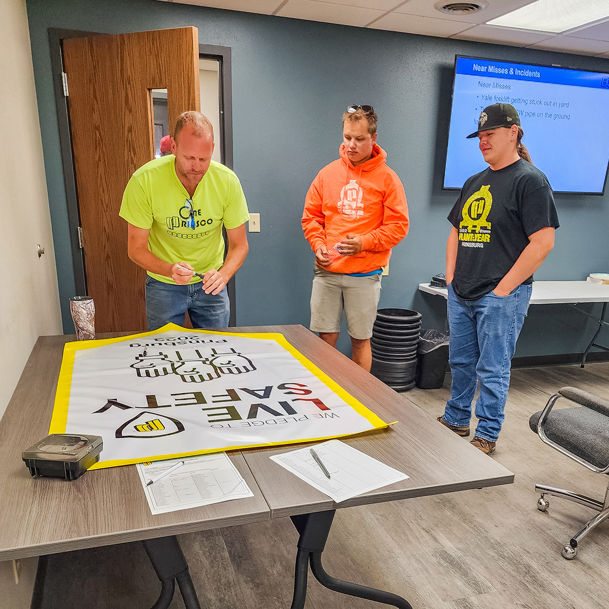 June is National Safety Month, and our employees across the US have re-committed to safety as a top priority by signing and hanging new banners in all of our locations. This month and always, we pledge to Live Safety. #NationalSafetyMonth #LiveSafety