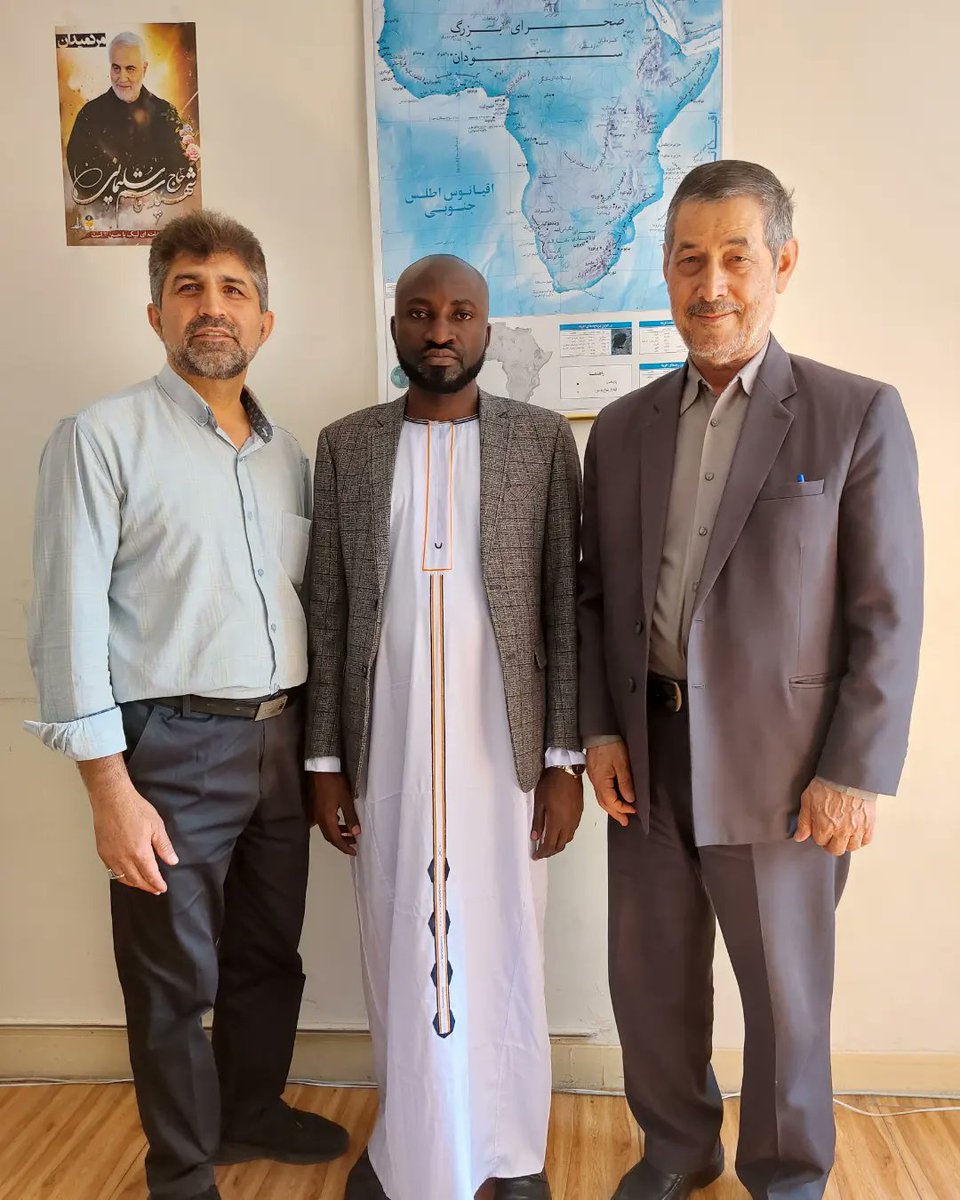 katungulu1's tweet photo. I have been received by the head of East and Southern Africa at Islamic Culture and Relations Organization in Iran, Comrade Muhammad Ghezelsofla; together with Mr. RezaJafari, Expert incharge of Uganda; and other officials in the Organization.
#ICRO #Iran #culture https://t.co/O7CpoAqWfH