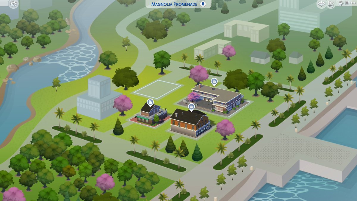 We’ve went from having huge, editable neighbourhoods where we had the freedom to place lots of any size in almost any location in TS2 / TS3 to ‘worlds’ with 5 - 15 fixed lots in TS4. 💀 Nobody can gaslight me into believing this is an evolution of the franchise. #TheSims #Sims4