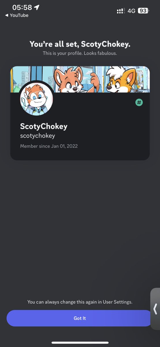 Discord name secured 

That mean I need to change it across other place later >.>