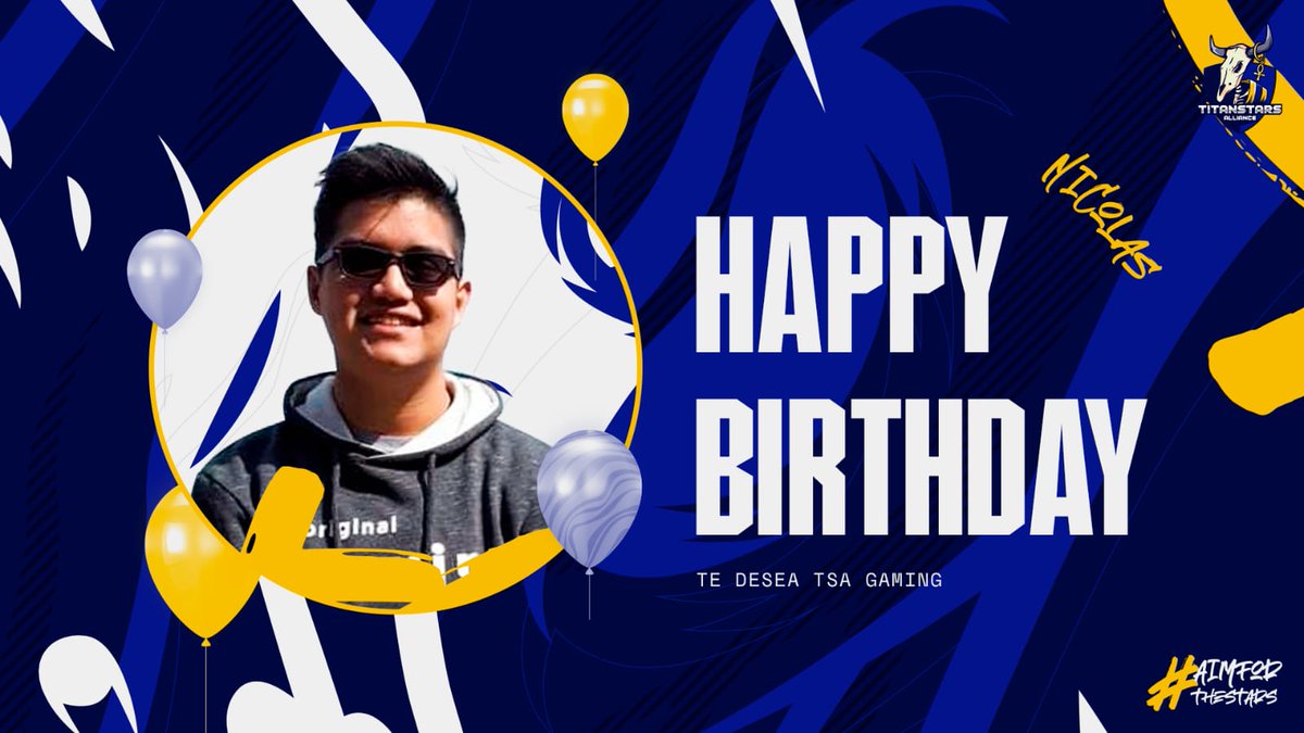 TSA Gaming (@tsagaming_) on Twitter photo #Felicidades 🎈
Una estrella que brilla de forma especial hoy, un gusto es tenerte a diario con nosotros y demostrar tu gran amistad 🎂
Feliz Cumpleaños : <a href="/_Nicolasn21/">Nicolasn21</a> 🇨🇴
¡ Que la pases increíble !
#AimForTheStars ✨️ #Felicidades 🎈
Una estrella que brilla de forma especial hoy, un gusto es tenerte a diario con nosotros y demostrar tu gran amistad 🎂
Feliz Cumpleaños : <a href="/_Nicolasn21/">Nicolasn21</a> 🇨🇴
¡ Que la pases increíble !
#AimForTheStars ✨️