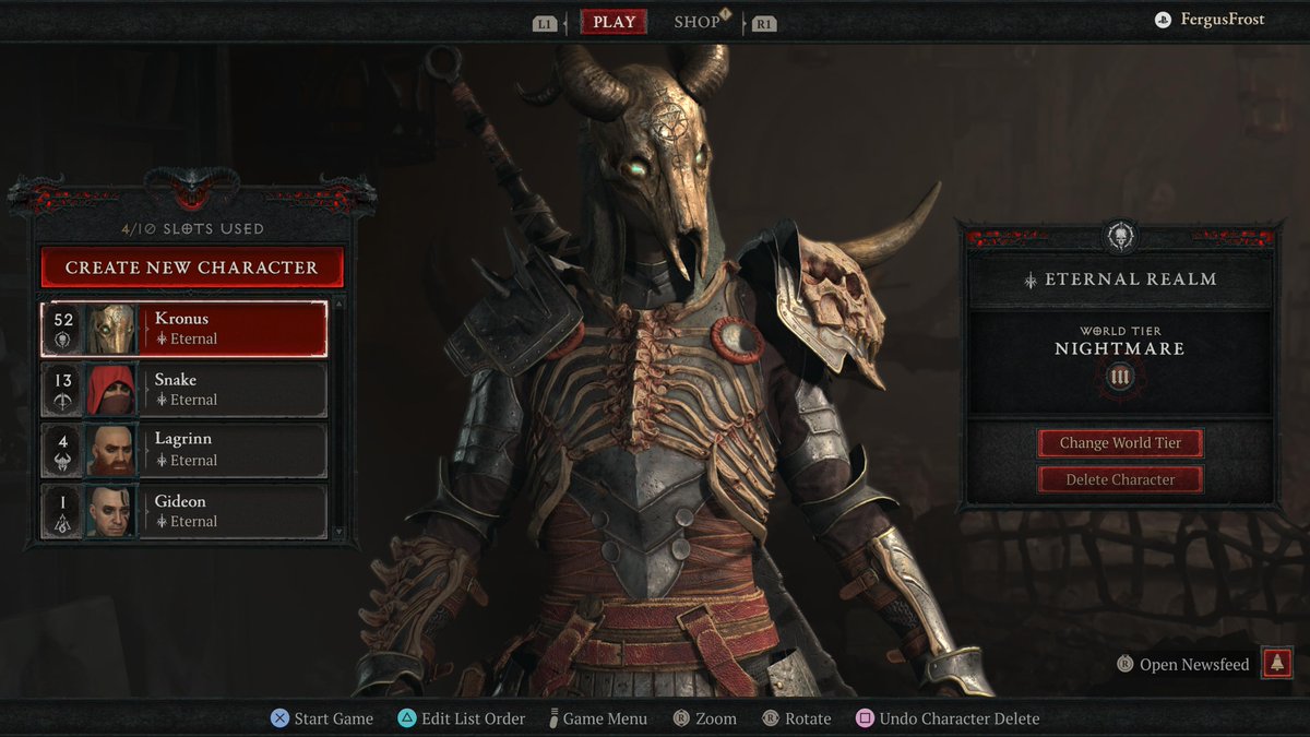 FergusFrostD2's tweet photo. #PS5Share, #DiabloIV https://t.co/gnfMDh5akh
