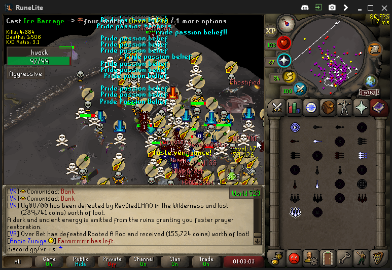 OSRS_VR's tweet photo. REV/VIT/DF/FINS/LITHS/BC Alliance destroyed again

Notable developments as Rev no longer the dominant force of the alliance- Vit/Fins/Liths all stronger. DF is now the weakest clan, looking desperate to be put out of their misery with a closure topic

#VR
https://t.co/zQG7rXMYRl https://t.co/XSyCo90sL7
